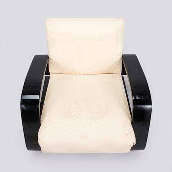 Alvar Aalto, fåtölj, "Tank chair" modell 400, Artek, 1970-tal.