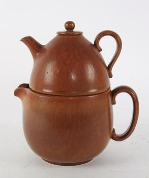 TEKANNA, stengods, Gunnar Nylund, Rörstrand.