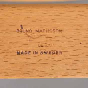 VILFÅTÖLJ, "Pernilla 3", Bruno Mathsson, brännmärkt.