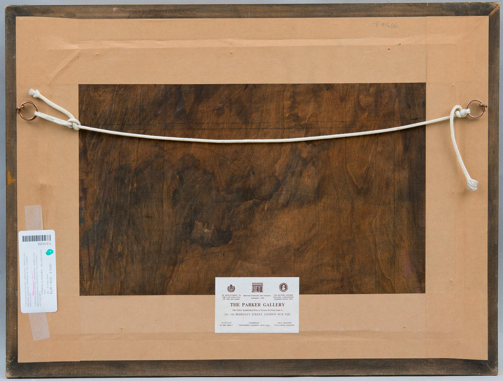 "A MERCHANT BRIG AND GENERAL SHIPPING IN THE CHANNEL OFF DOVER".