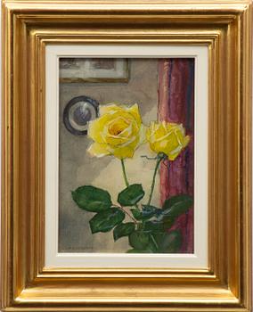 Olle Hjortzberg, Yellow Roses.