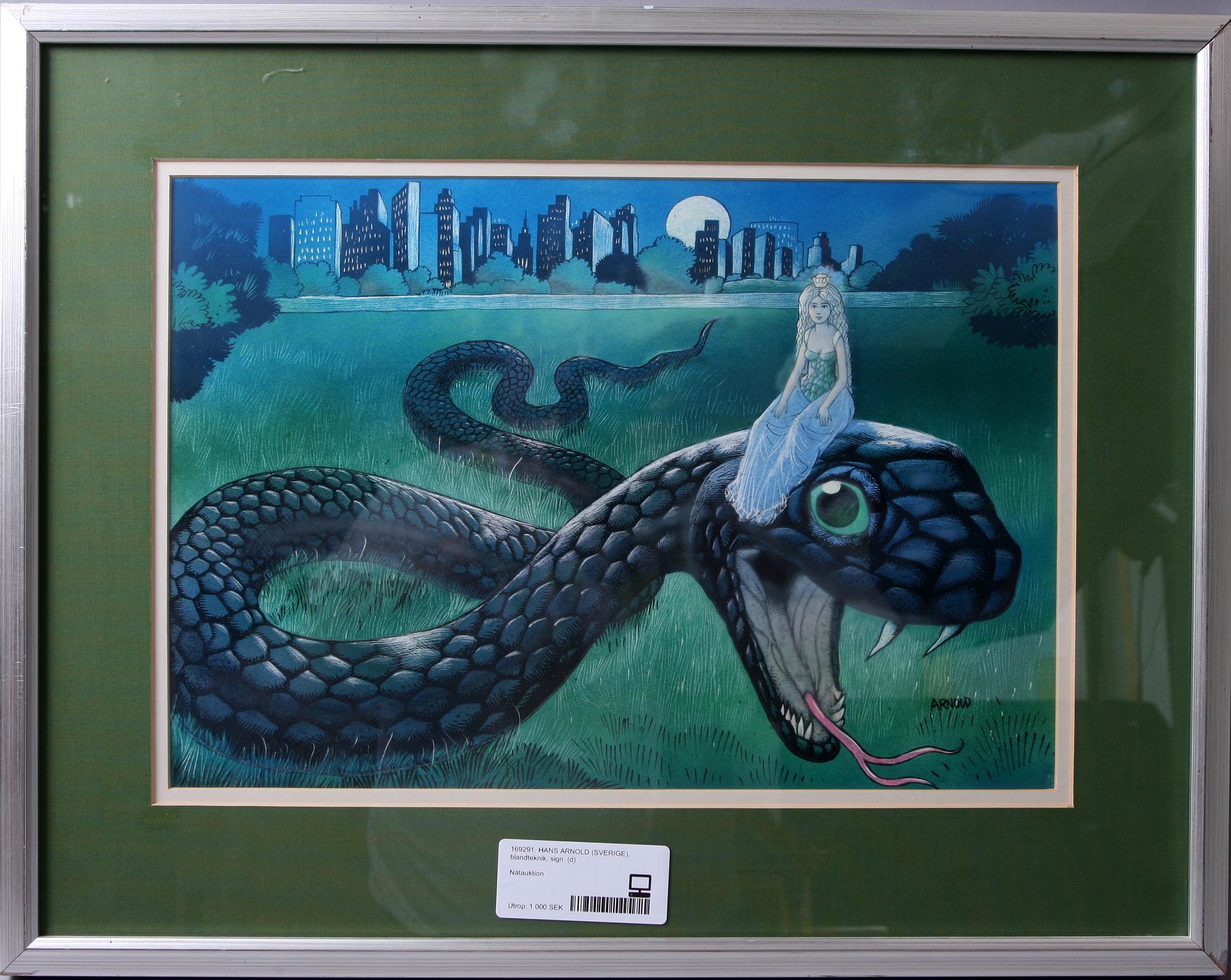 HANS ARNOLD (SVERIGE), blandteknik, sign.