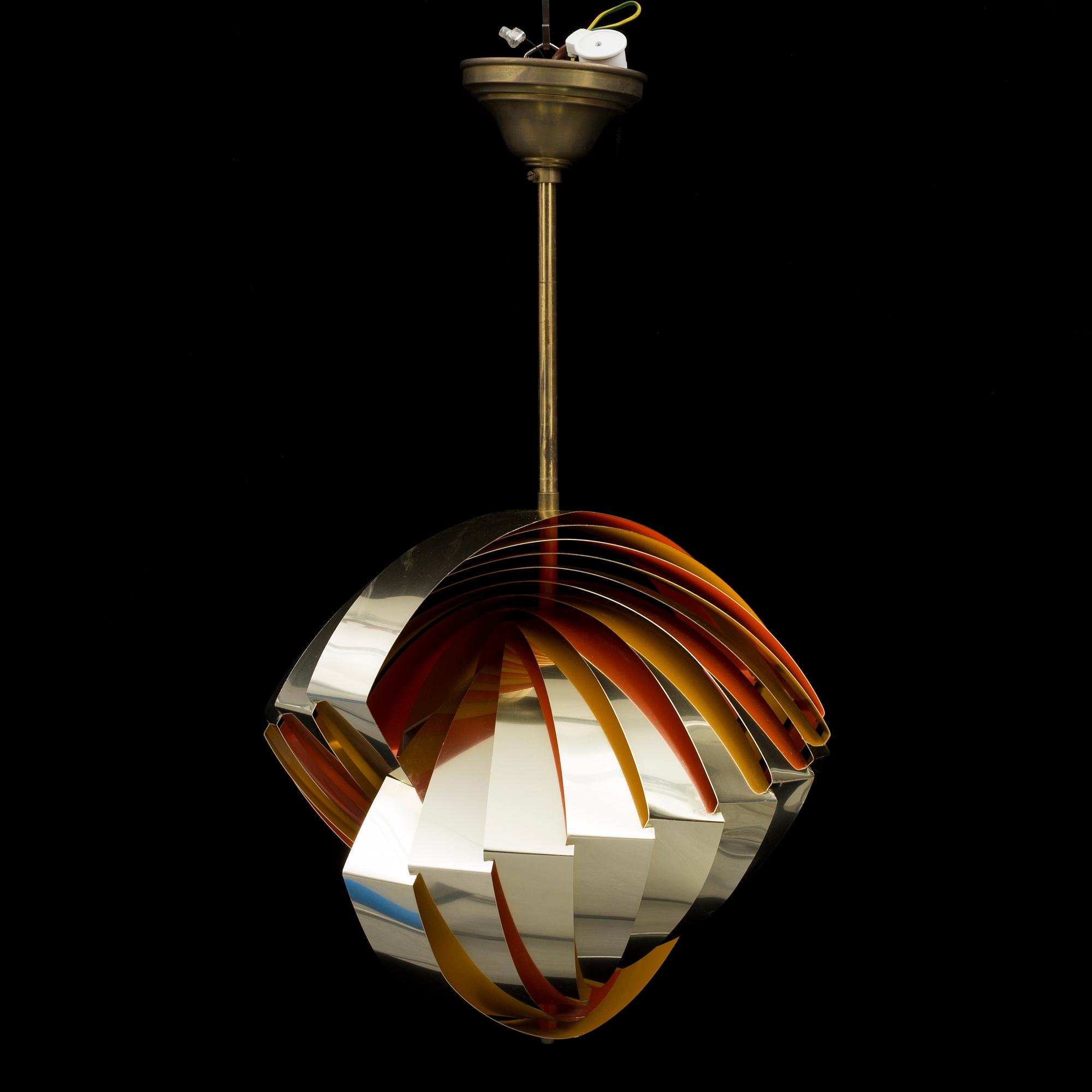 A 'Konkylie' ceiling light by Louis Weisdorf.