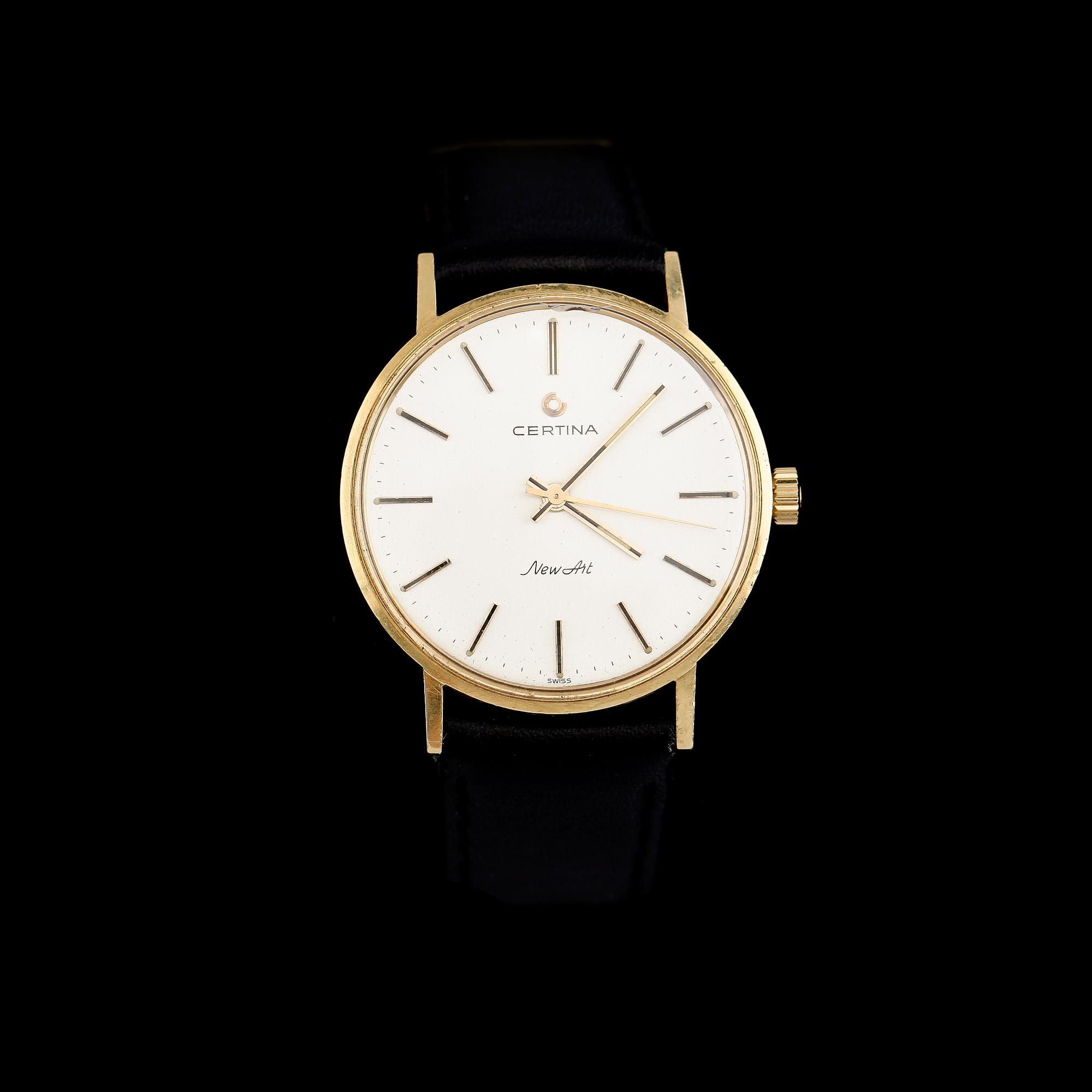 ARMBANDSUR, 18K guld, Certina New Art, 1900-talets andra hälft.