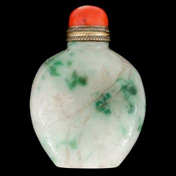 SNUSFLASKA, sannolikt Jade, 1800/1900-tal.