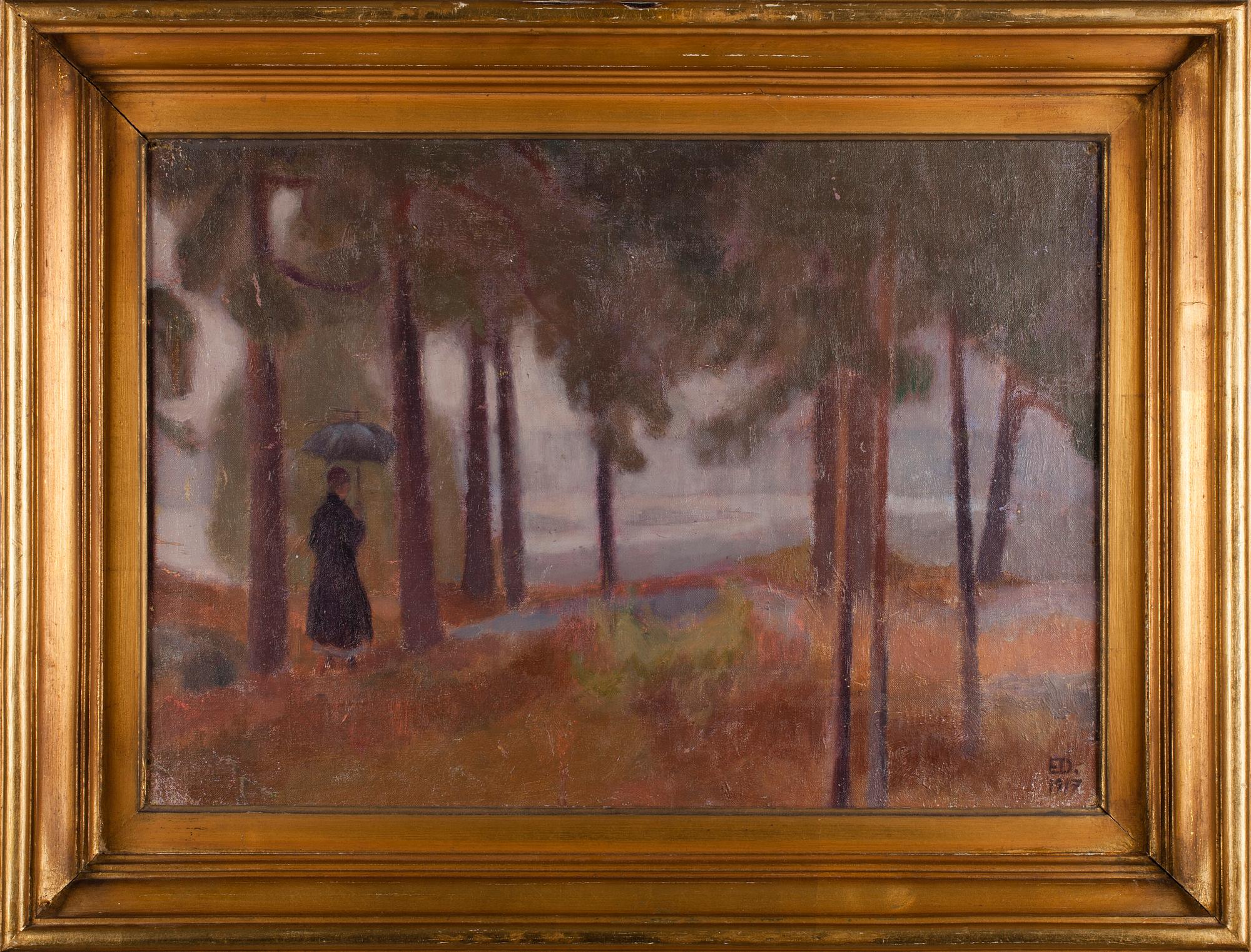 EMIL EDVARD DANIELSSON, olja på duk, signerad ED och daterad 1917.