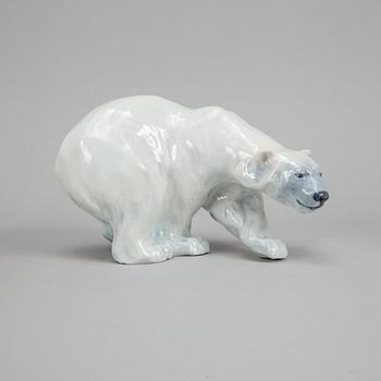 Royal Copenhagen, a 089 porcelain polar bear, Denmark.