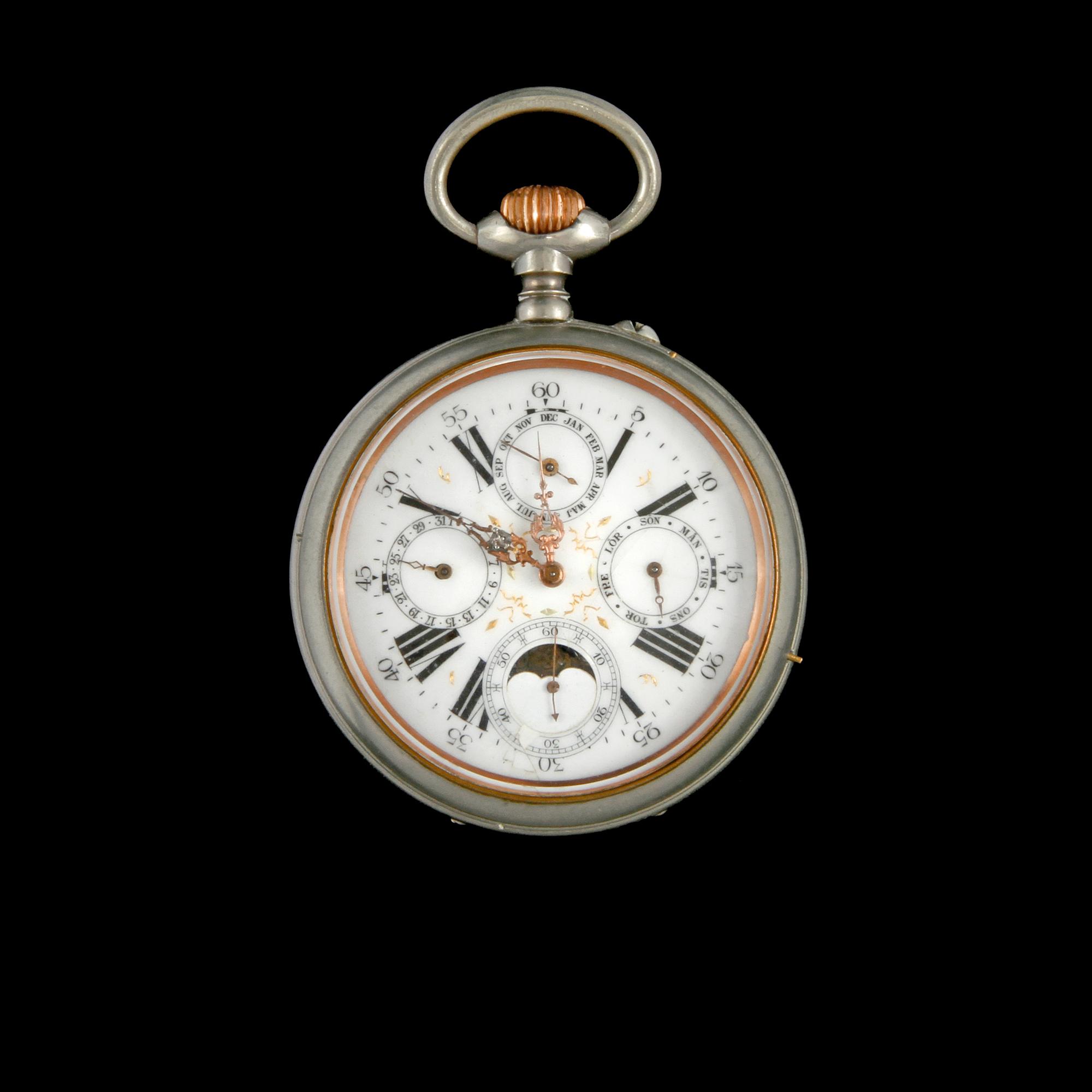 FICKUR, vitmetall, 1900-talets första hälft.