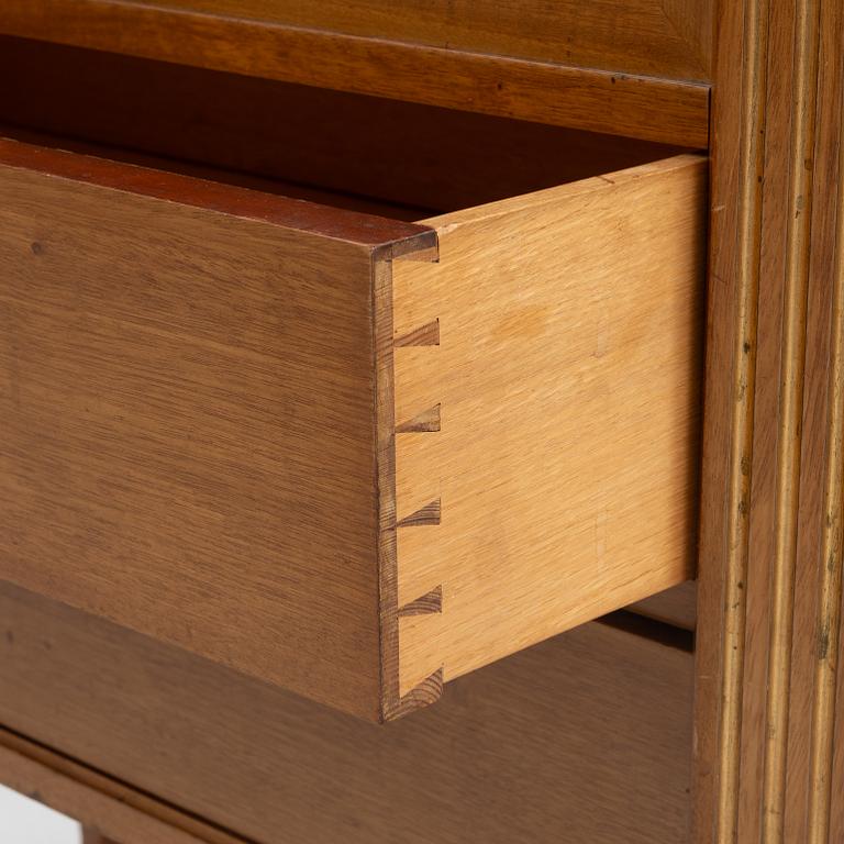 A late Gustavian style secretaire, 20th century.