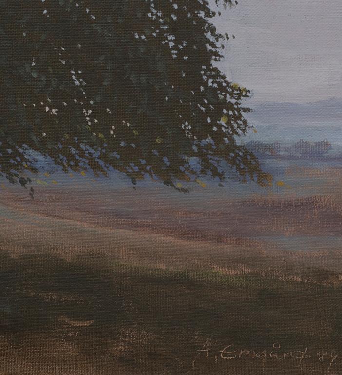 ANDERS EMGÅRD, olja på duk, signerad och daterad 84.