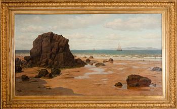 Oscar Kleineh, "EBB VID STRANDEN RIS I DOUARNENEZ".