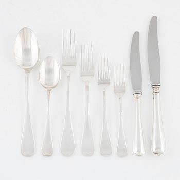 An 82-piece silver flat wear set, 2Svensk Rund", GAB, 1992-1997.