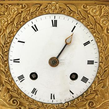 Table clock, Empire mid-19th century.