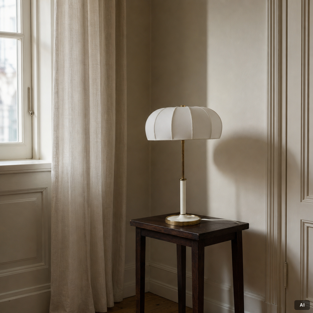 Josef Frank, bordslampa, modell G2466, Firma Svenskt Tenn.