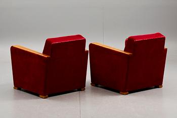 FÅTÖLJER, Art deco, 1900-talets första hälft.