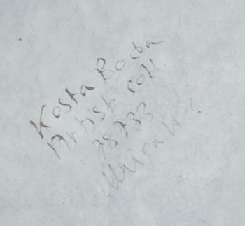 SKÅL, glas, Ulrica Hydman-Vallien, Kosta Boda.