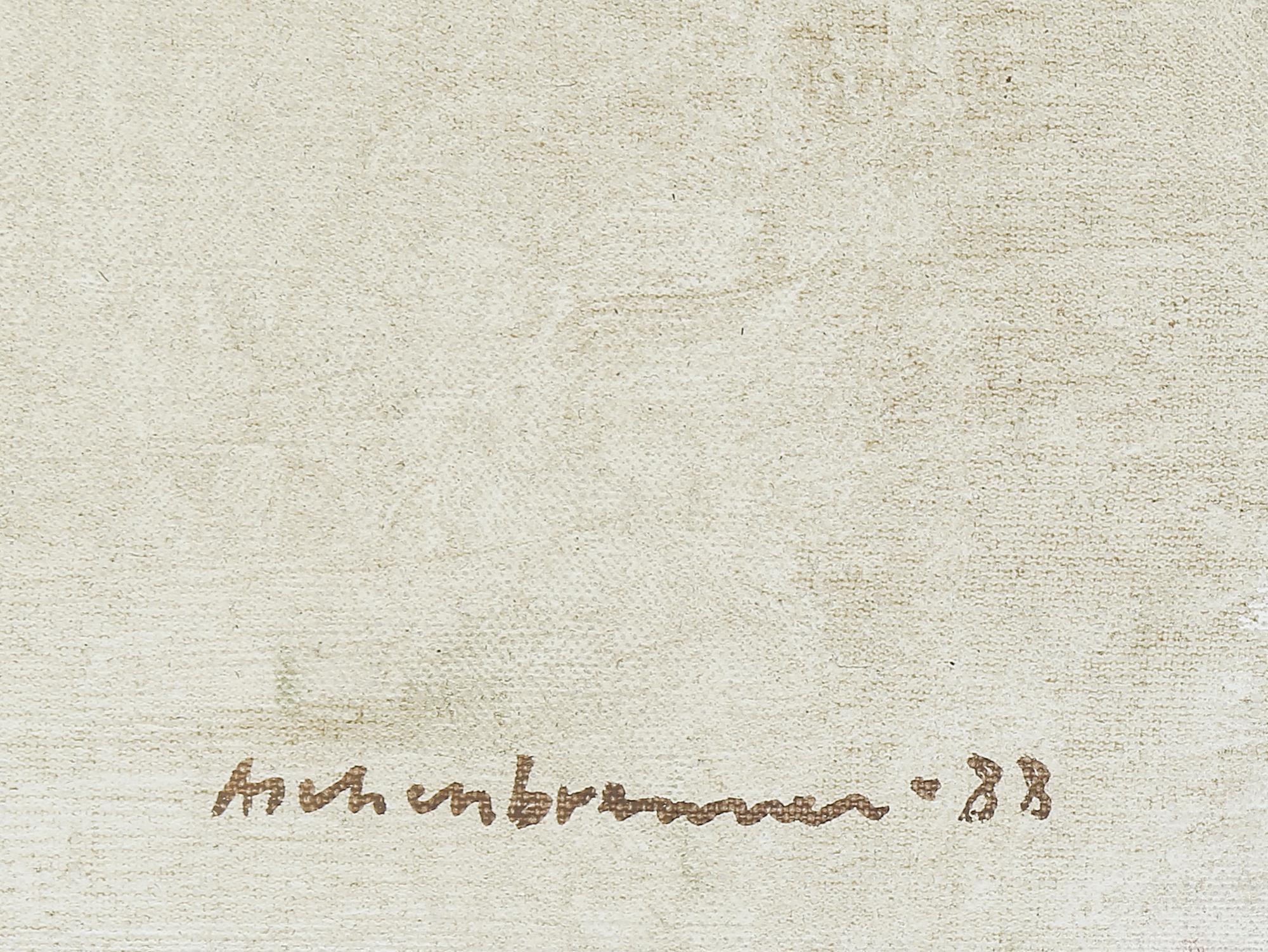 LENNART ASCHENBRENNER, triptyk, "Spår", signerad och daterad -88.