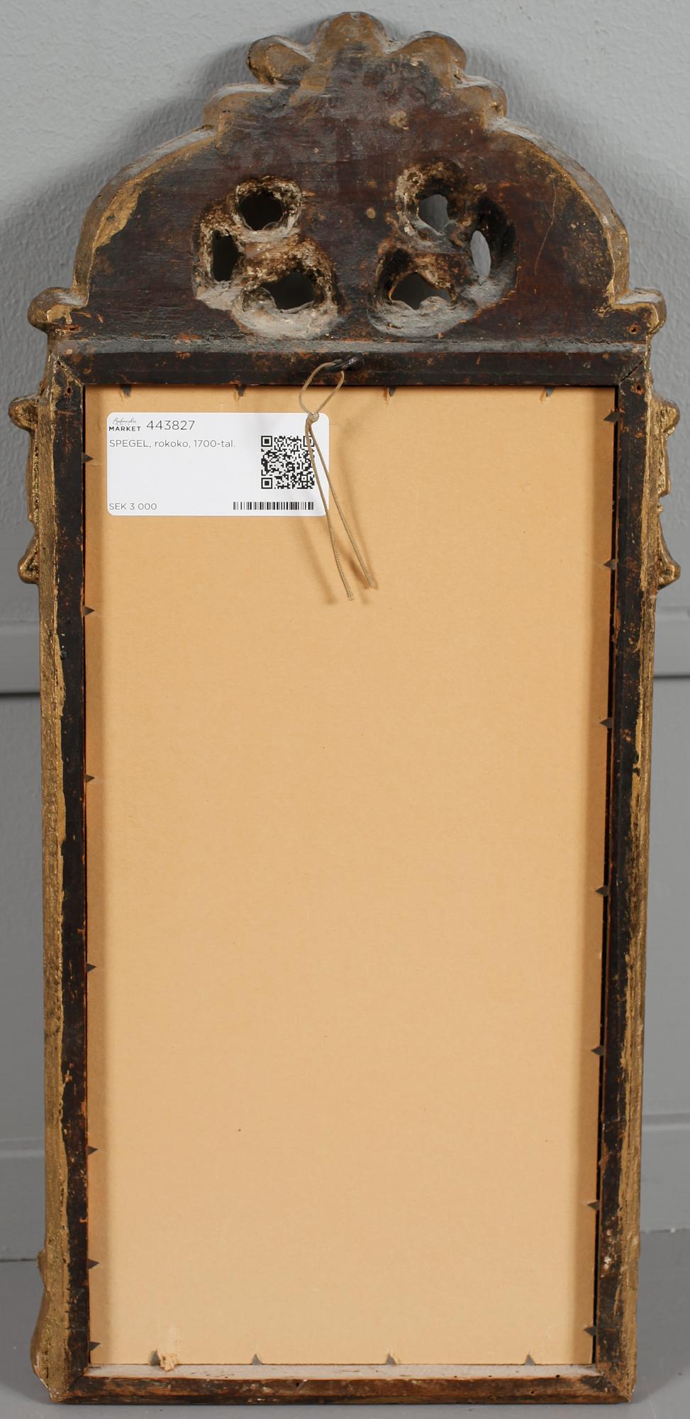 SPEGEL, rokoko, 1700-tal.
