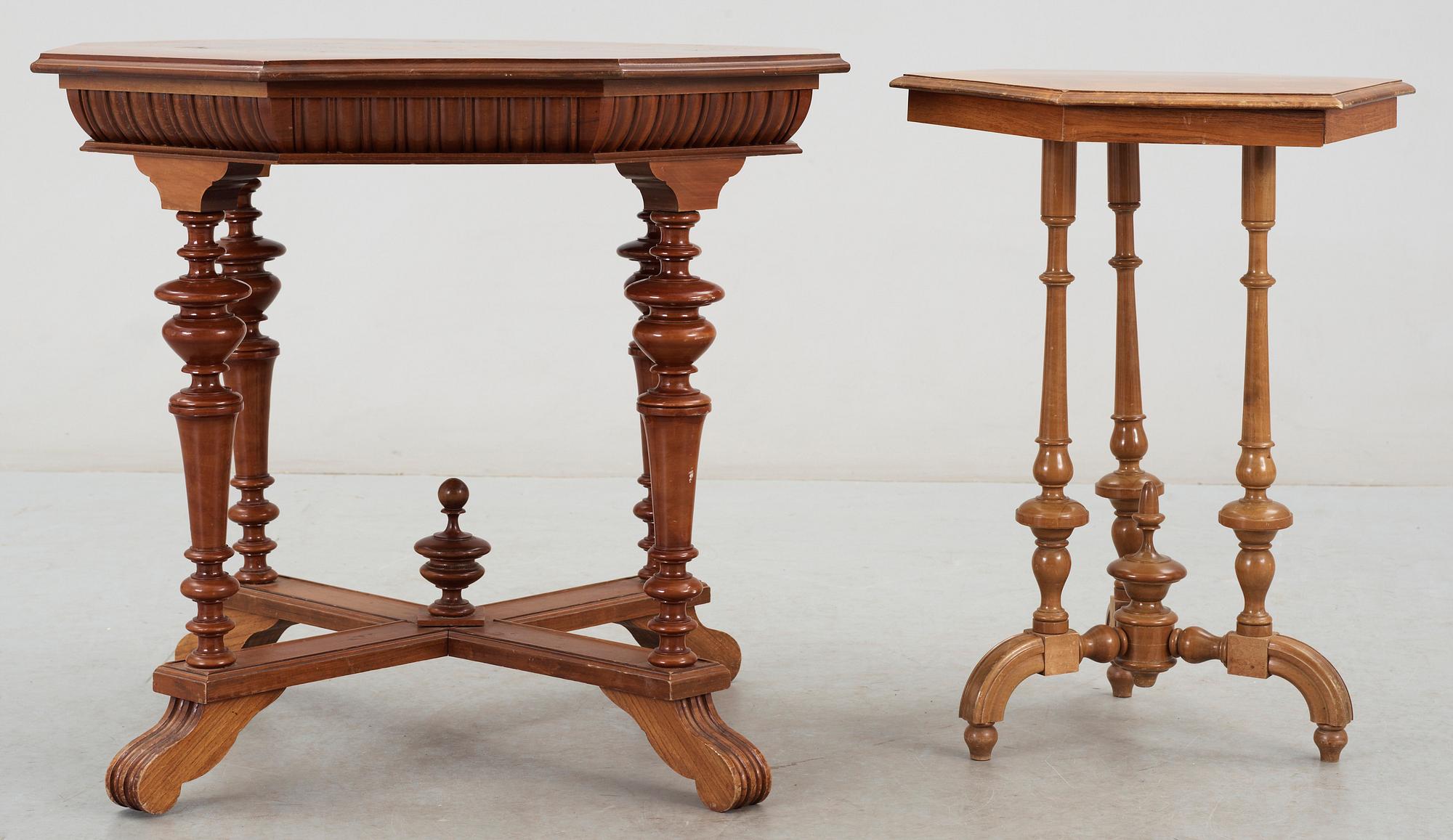 MÖBELGRUPP, 8 delar, nyrenässans, sent 1800-tal.