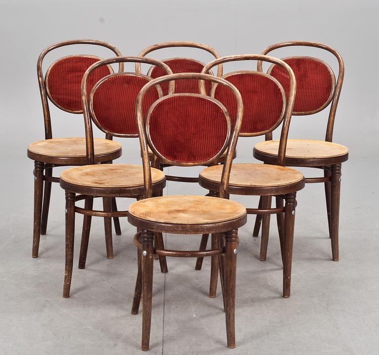 CAFÉSTOLAR, 6 st, 1900-talets första hälft.