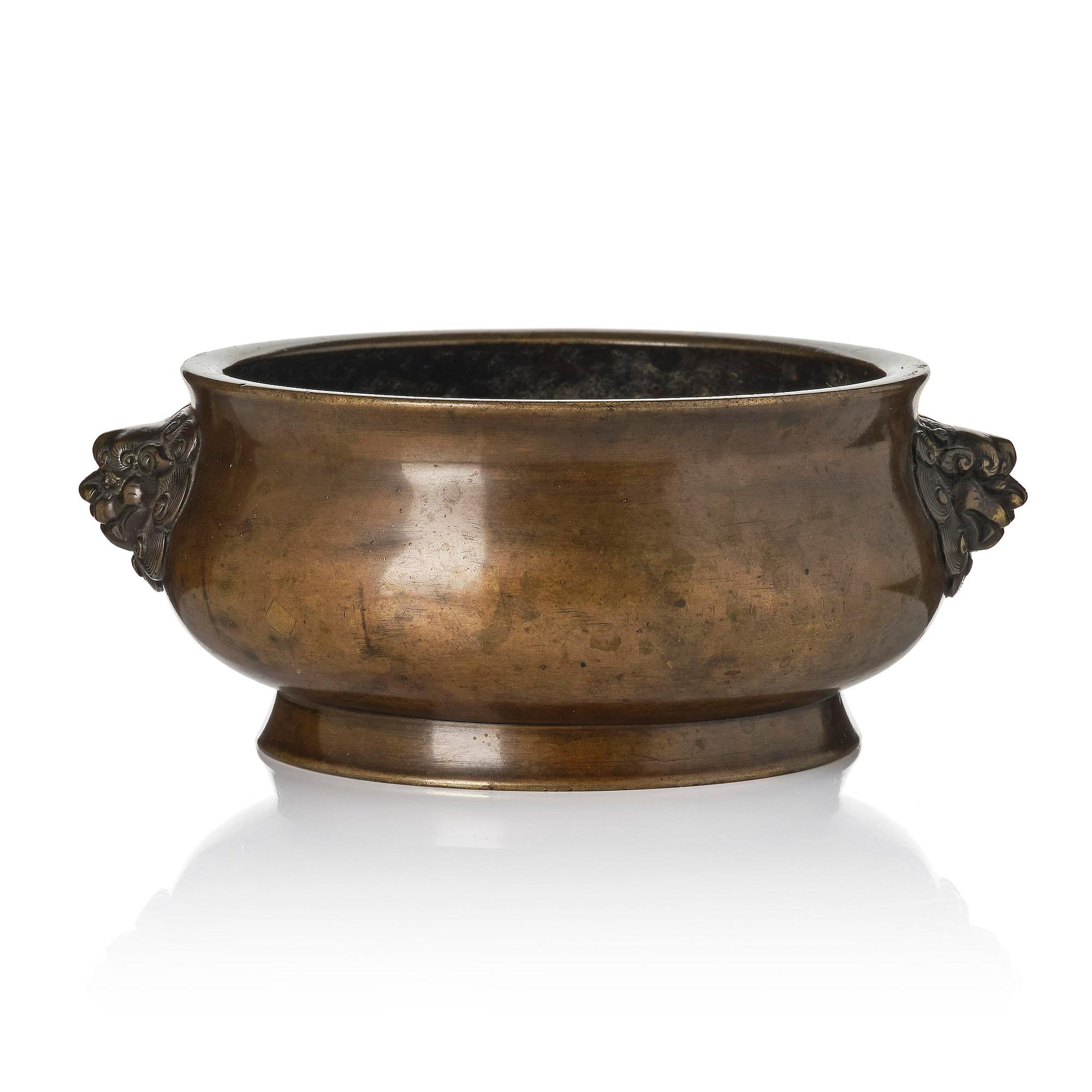A bronze censer, Qing dynasty, 19th century with a Xuande mark.