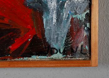 IDUN LOVÉN, olja på duk, signerad.