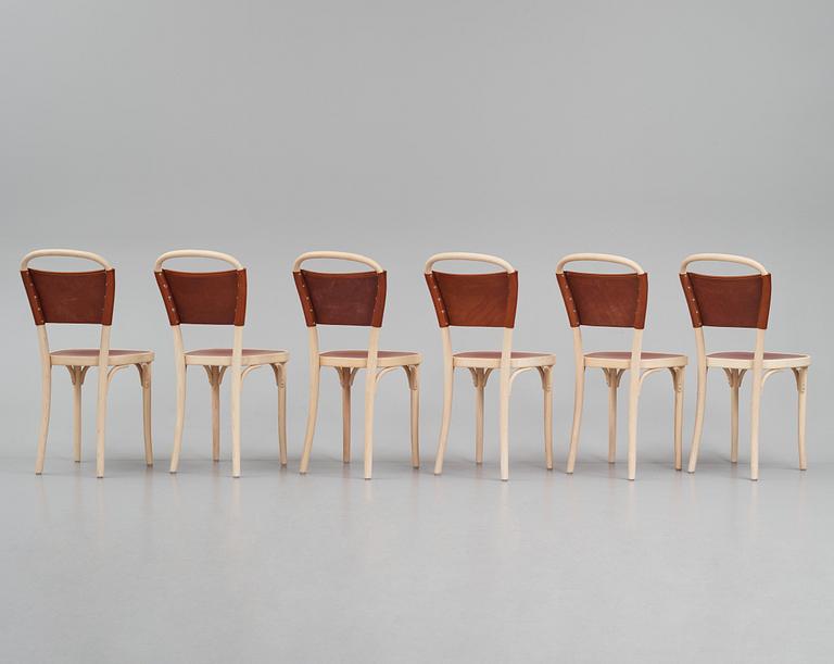 Jonas Bohlin, a set of six 'Vilda 3' chairs from Gemla, Diö, Sweden, 2018.