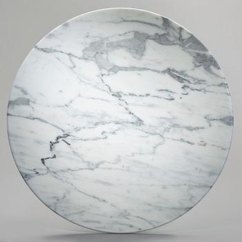 An Eero Saarinen 'Tulip' marble top table, Knoll International, USA.