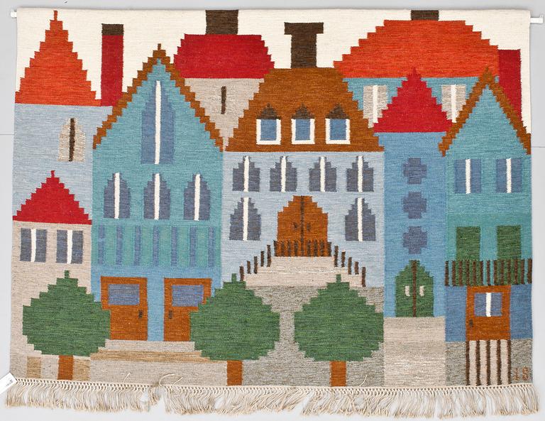 VÄGGBONAD, röllakan, Ingegerd Silow, ca 200 x 140.