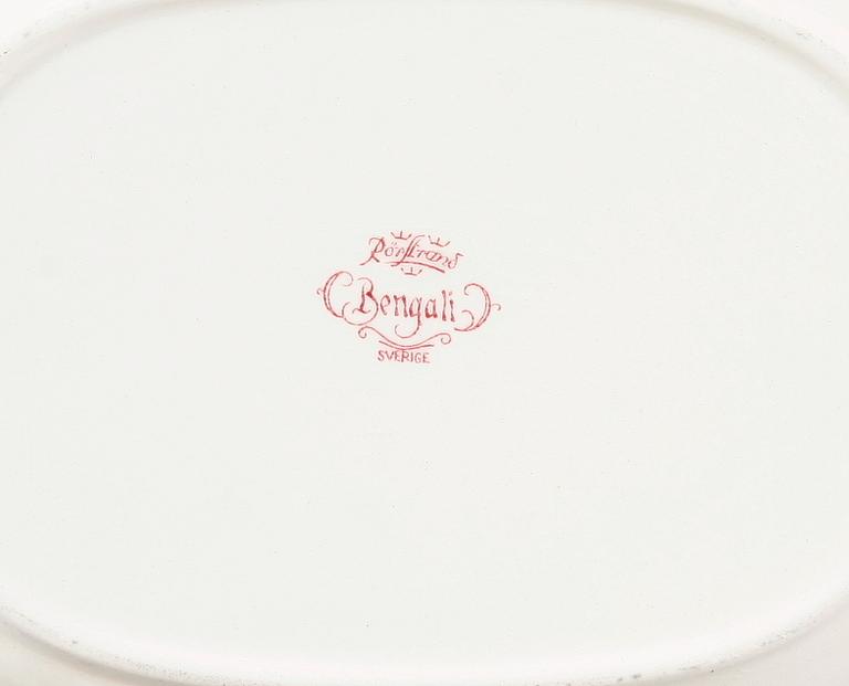 SERVIS, 50 delar, flintgods, "Bengali", Rörstrand.