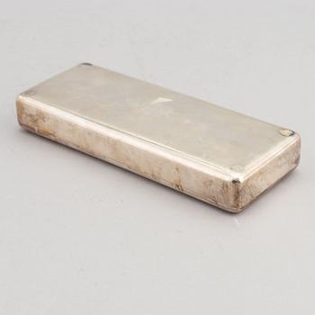 A silver box by Axel Holm, Denmark, second half of the 20th Century.