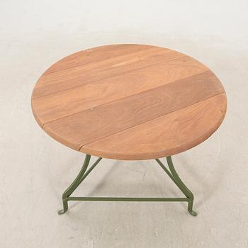 Garden table, "café table" Hope 2000s.