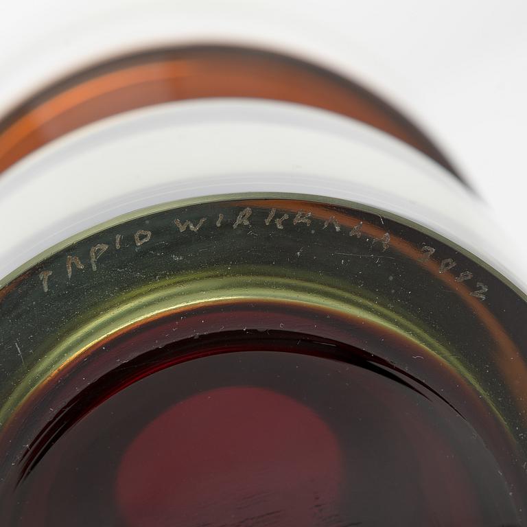 Tapio Wirkkala, taidelasi, malli  3882, signeerattu Tapio Wirkkala 3882.