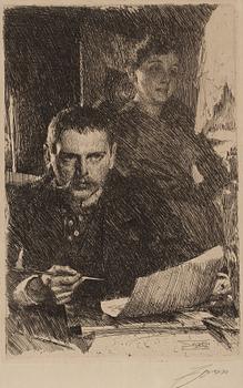 886. Anders Zorn, "Zorn och hans hustru".