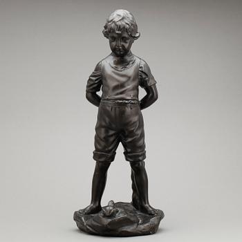 SKULPTUR, glaserad gips, efter Per Hasselberg, stämplad G. Bernardi Konstgjuteri, Göteborg, (verksam 1911-1953 (1976)).