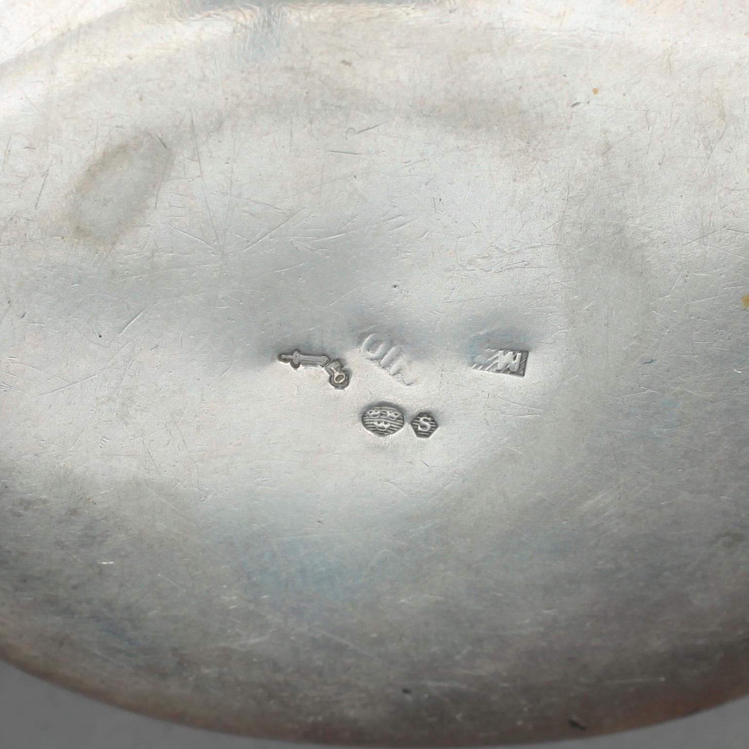 PARTI SILVER, 6 delar, 1900-tal. Vikt ca 122 gram.