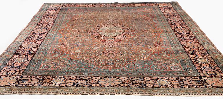 Matta, antik Keshan "Motachem", ca 354 x 257 cm.
