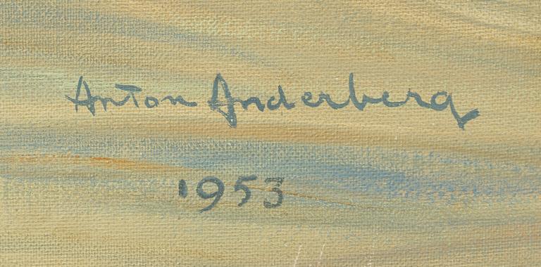 Wall panels, 3 pcs, 20th century, Motif from Hagaparken.