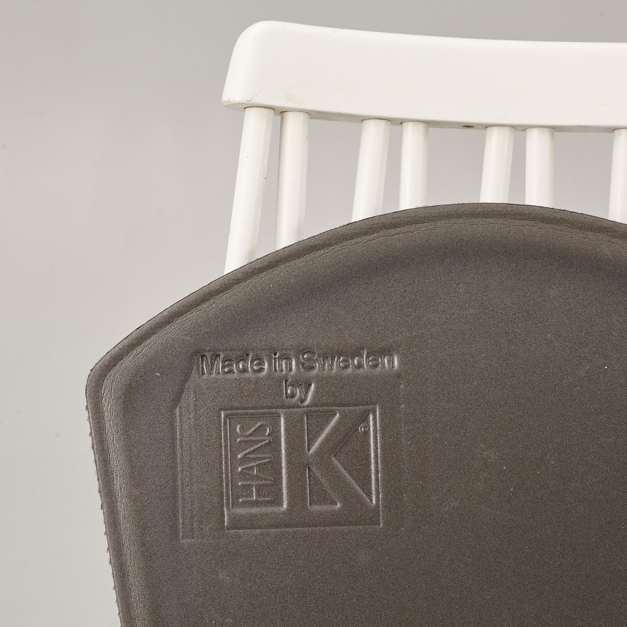 Markus Johansson, four 'Zigzag' chairs, Hans K.