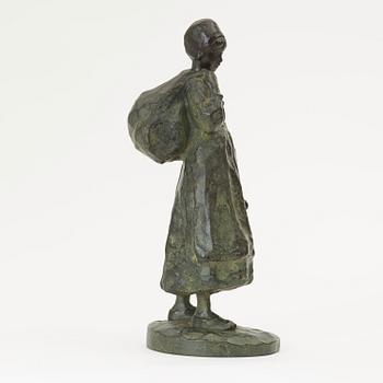 Ruth Milles, Young girl with a bag.