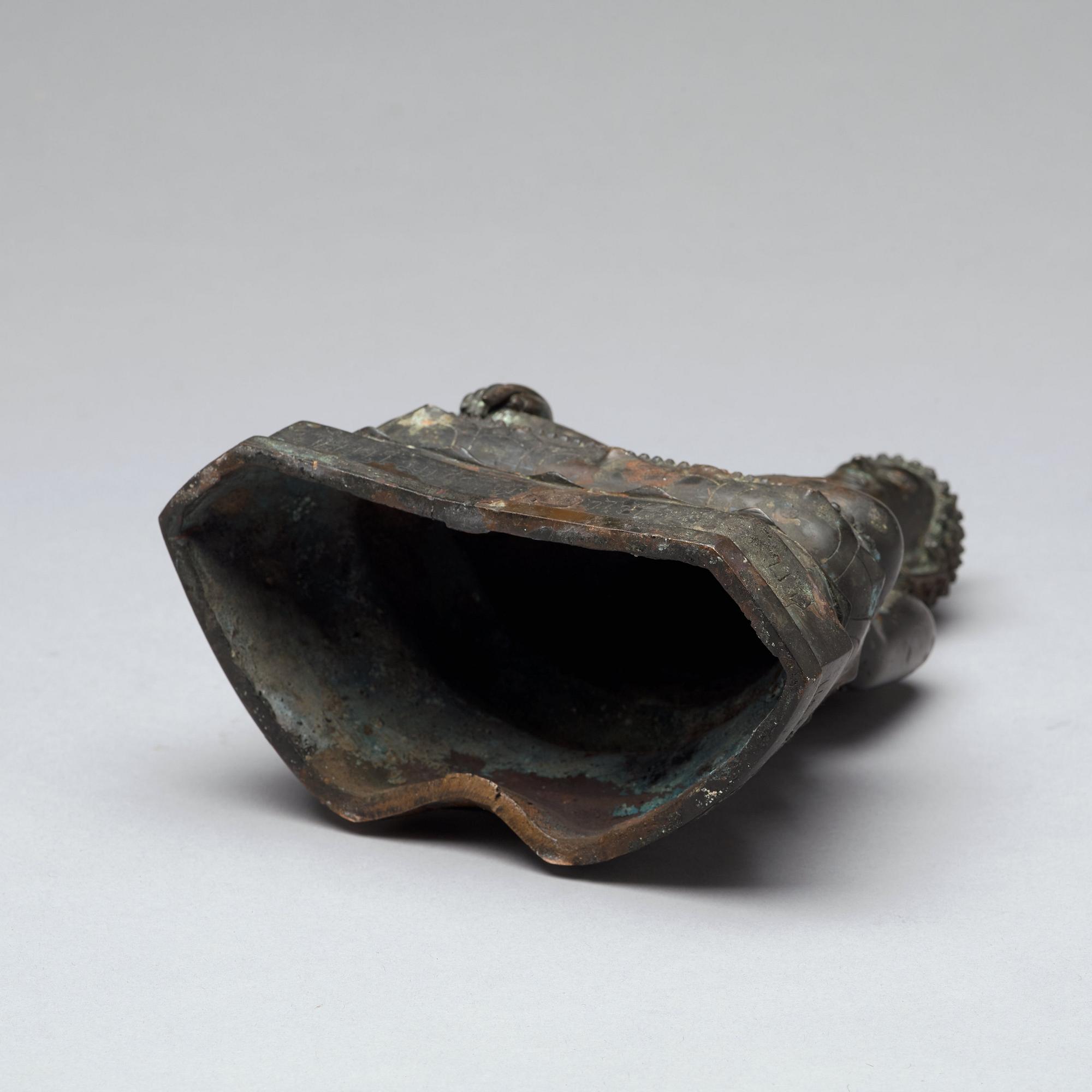 BUDDHA, brons. Thailand, troligen Lanna, 1700-tal.