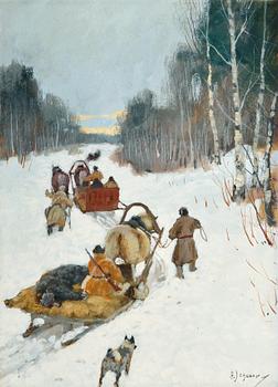 266. Andrei Afanasevich Jegorov, SLEIGHS.