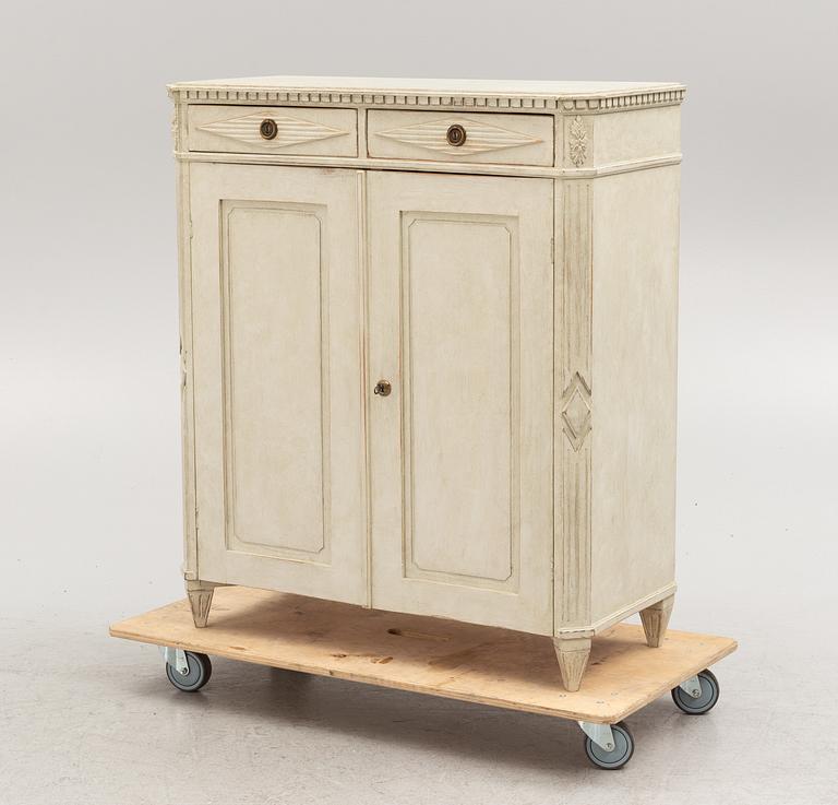 A Gustavian Style Cabinet, 19th Century.