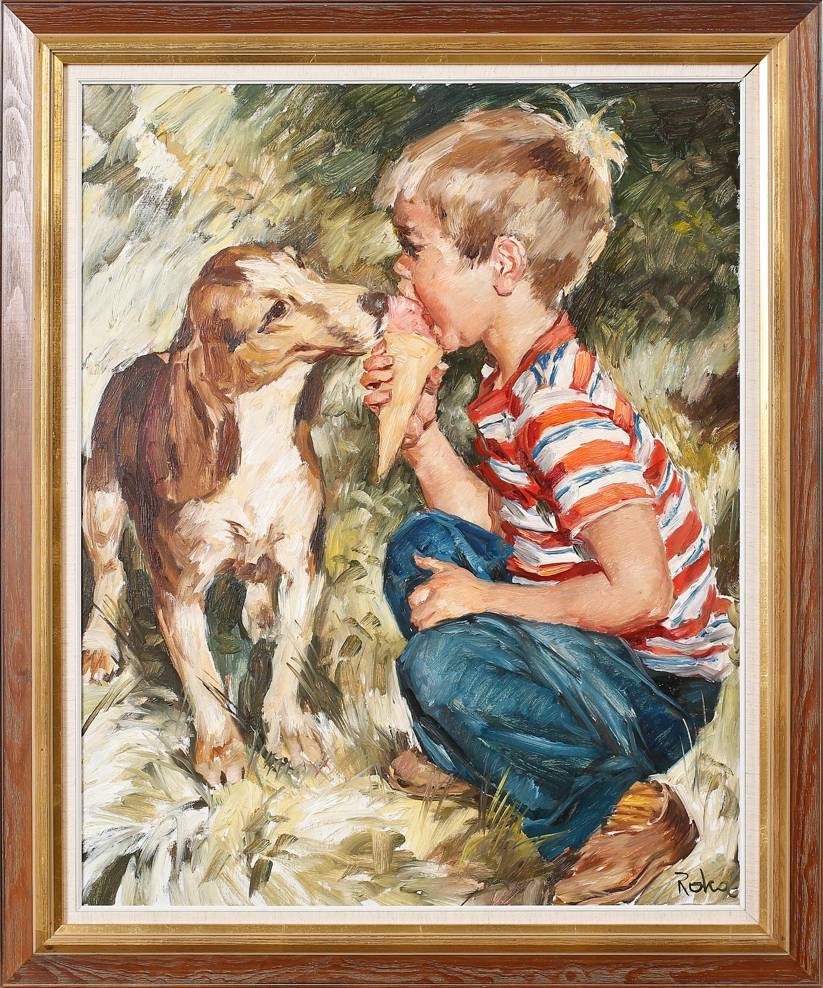 CHARLES ROKA, oil on canvas, signed. - Bukowskis