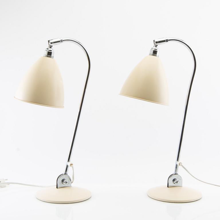 Robert Dudley table lamps, a pair of "Bestlite" for Gubi, late 20th century.