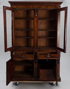 A late 19th century Russian book cabinet.