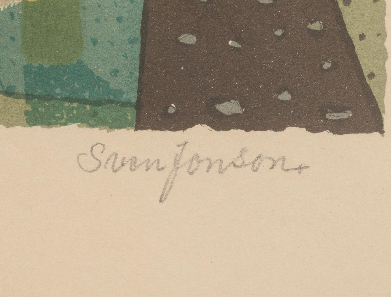 SVEN JONSON, färglitografi, signerad och numrerad 173/300.