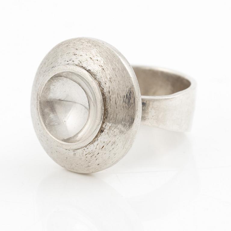Sven-Erik Högberg, ring, silver, Göteborg 1974.
