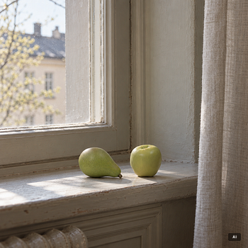Ingrid Herrlin, apple and pear.