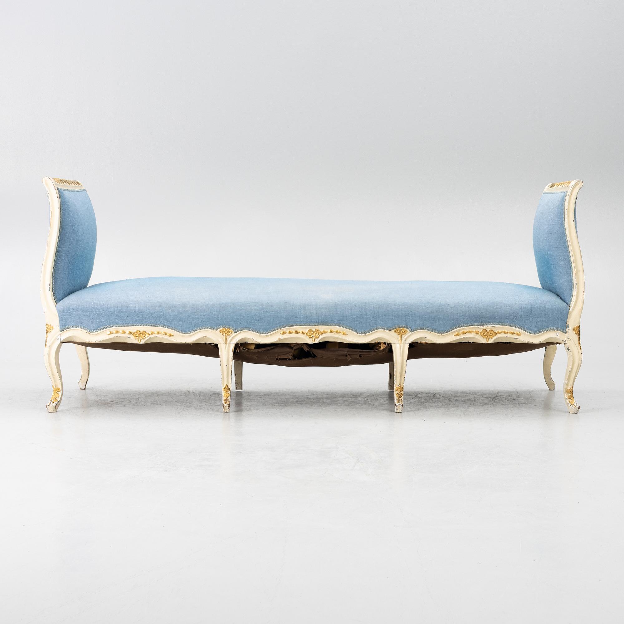 Bankettsoffa, Rokoko, 1700-tal.